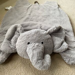 Pottery Barn Kids Elephant Critter Plush play mat